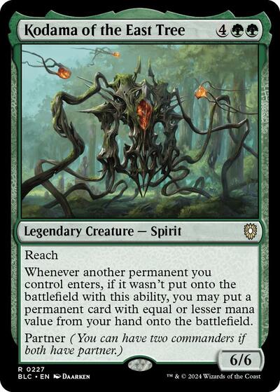 Kodama of the East Tree (Commander: Bloomburrow) Light Play