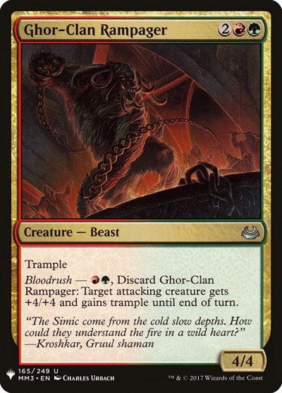 Ghor-Clan Rampager (Mystery Booster) Light Play