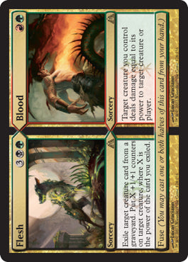 Flesh / Blood (Dragon's Maze) Damaged / Poor