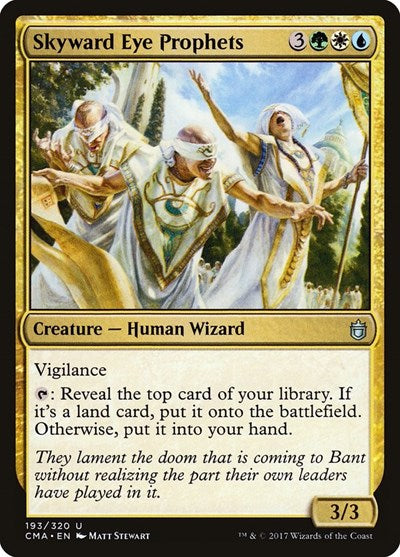 Skyward Eye Prophets (Commander Anthology) Light Play