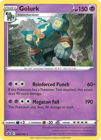 Golurk (SWSH06: Chilling Reign) Light Play