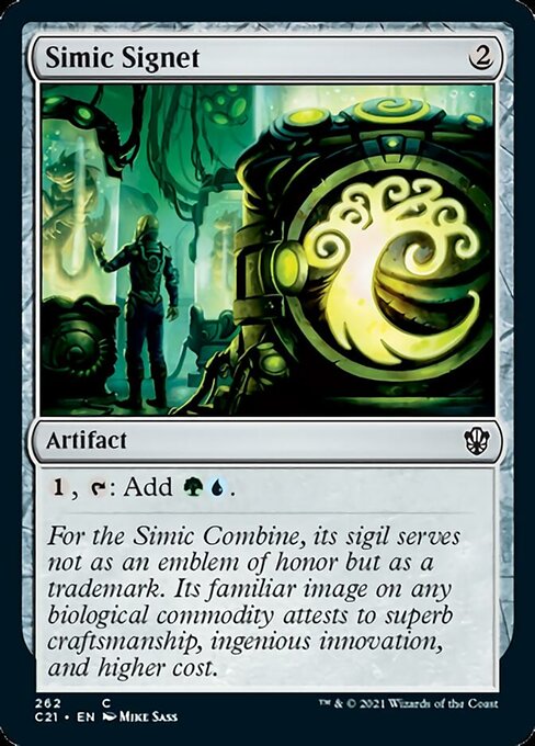 Simic Signet (Commander 2021 Strixhaven) Light Play