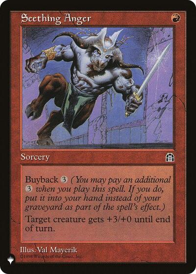 Seething Anger (The List) Light Play