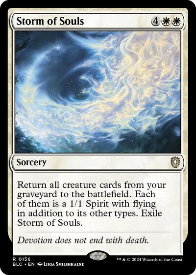 Storm of Souls (Commander: Bloomburrow) Light Play