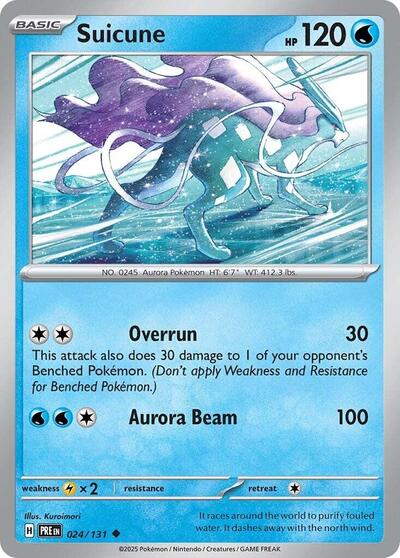 Suicune (SV: Prismatic Evolutions) Light Play