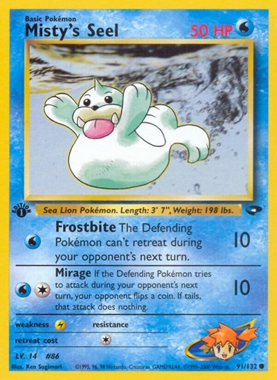 Misty's Seel (Gym Challenge) Damaged / Poor Unlimited