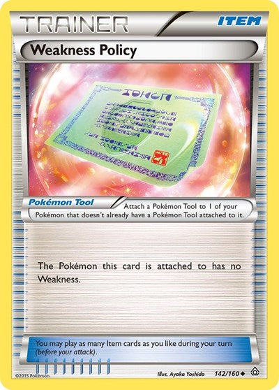Weakness Policy (XY - Primal Clash) Medium Play