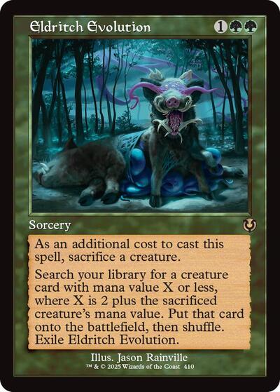 Eldritch Evolution (Retro Frame) (Innistrad Remastered) Light Play Foil