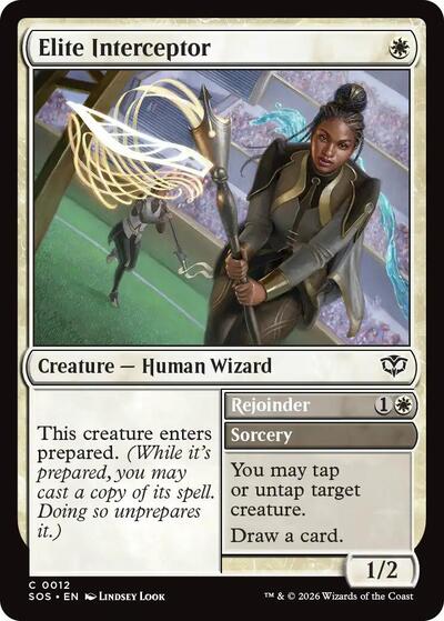 Elite Interceptor (Secrets of Strixhaven) Light Play Foil