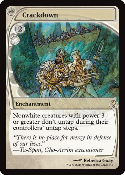 Crackdown (Future Sight) (Mystery Booster 2) Light Play