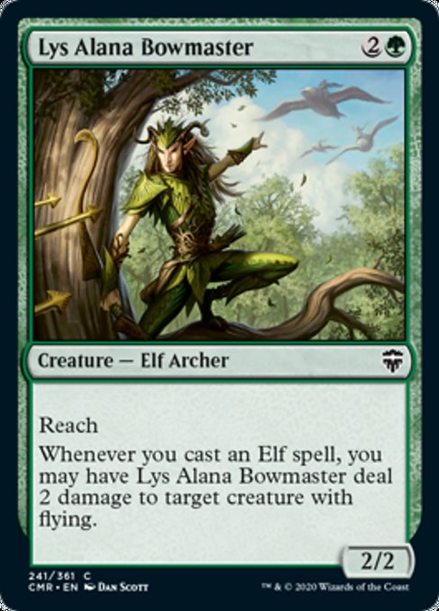Lys Alana Bowmaster (Commander Legends) Light Play Foil
