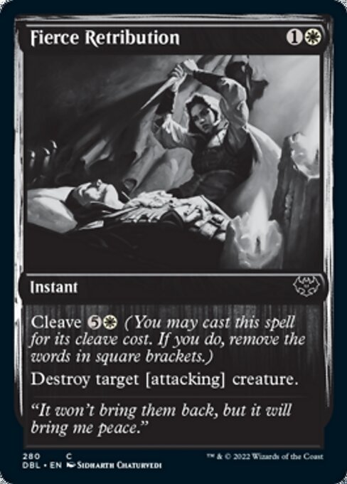 Fierce Retribution (Innistrad: Double Feature) Light Play