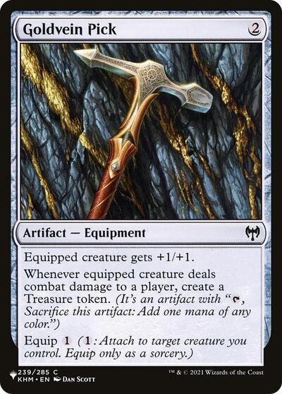 Goldvein Pick (The List) Light Play