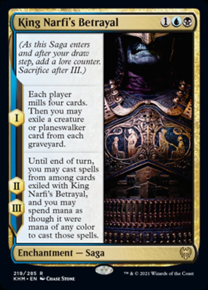 King Narfi's Betrayal (Kaldheim) Light Play