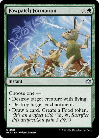 Pawpatch Formation (Bloomburrow) Light Play Foil