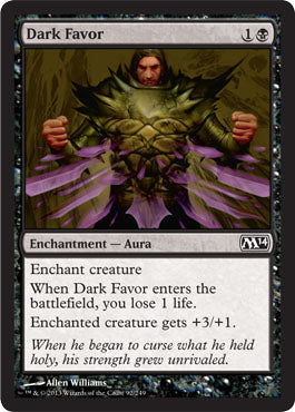Dark Favor (Magic 2014 Core Set) Light Play