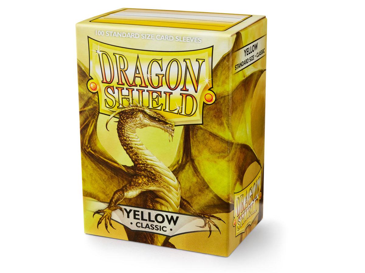 Dragon Shield Sleeves: Classic Yellow - Standard - (Box of 100)
