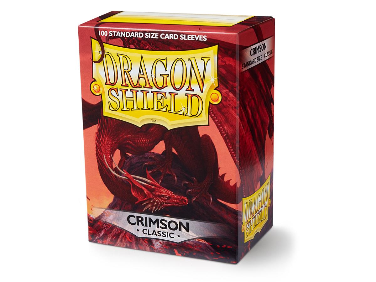 Dragon Shield Sleeves: Classic Crimson - Standard - (Box of 100)