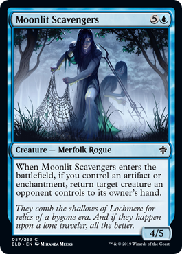 Moonlit Scavengers (Throne of Eldraine) Light Play