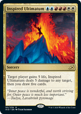Inspired Ultimatum (Ikoria: Lair of Behemoths) Light Play Foil
