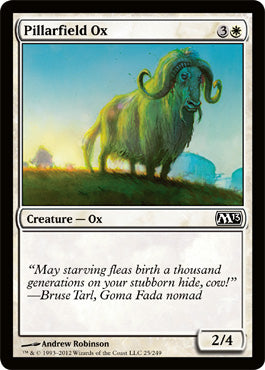 Pillarfield Ox (Magic 2013 Core Set) Light Play