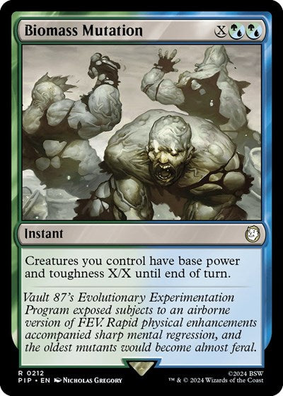Biomass Mutation (Universes Beyond: Fallout) Light Play
