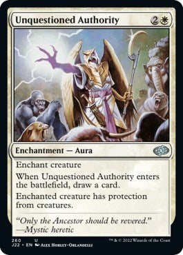 Unquestioned Authority (Jumpstart 2022) Light Play