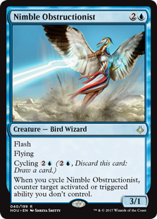 Nimble Obstructionist (Hour of Devastation) Light Play
