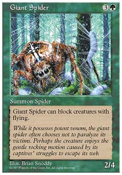 Giant Spider (5th Edition) Light Play