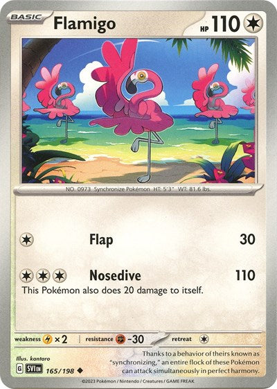 Flamigo (Scarlet and Violet: Base Set) Light Play