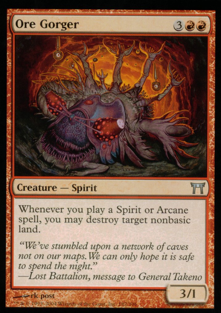 Ore Gorger (Champions of Kamigawa) Medium Play