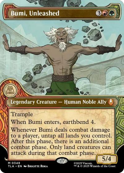 Bumi, Unleashed (Showcase) (Avatar: The Last Airbender) Near Mint