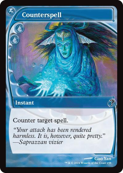 Counterspell (Future Sight) (Mystery Booster 2) Light Play