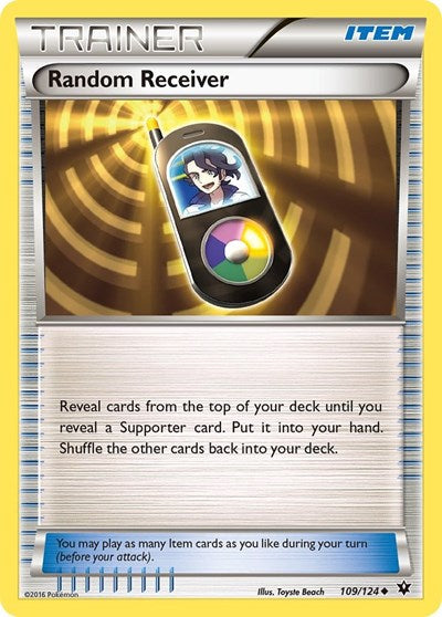 Random Receiver (XY - Fates Collide) Medium Play Reverse Holofoil