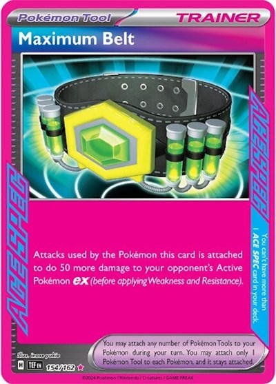 Maximum Belt (SV05: Temporal Forces) Light Play Holofoil