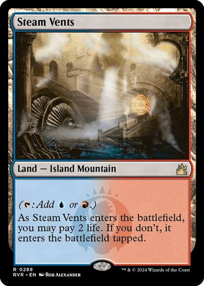 Steam Vents (Ravnica Remastered) Light Play