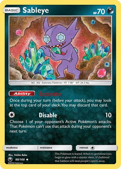 Sableye (SM - Celestial Storm) Light Play