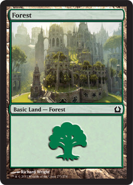 Forest (273) (Return to Ravnica) Light Play