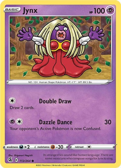 Jynx (SWSH08: Fusion Strike) Light Play Reverse Holofoil