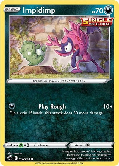 Impidimp (SWSH08: Fusion Strike) Light Play