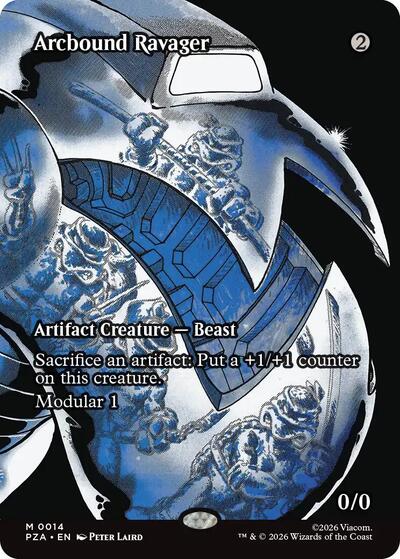 Arcbound Ravager (Borderless) (Teenage Mutant Ninja Turtles Eternal-Legal) Light Play