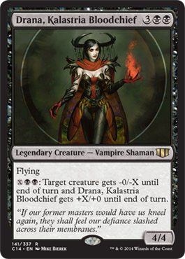 Drana, Kalastria Bloodchief (Commander 2014 Edition) Light Play