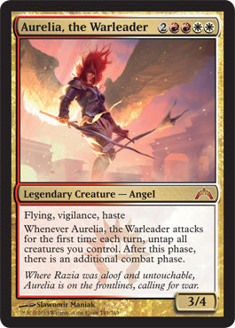 Aurelia, the Warleader (Gatecrash) Light Play