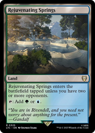 Rejuvenating Springs (Commander: The Lord of the Rings: Tales of Middle-earth) Light Play