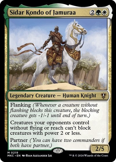 Sidar Kondo of Jamuraa (Commander: Murders at Karlov Manor) Light Play