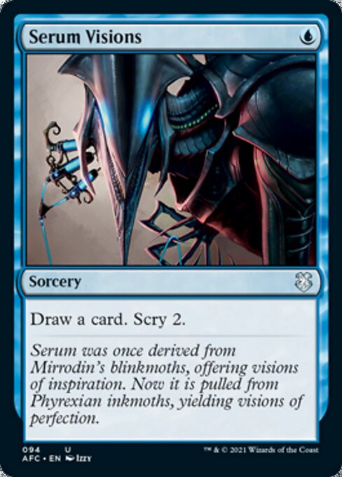 Serum Visions (Commander 2021 Forgotten Realms) Light Play