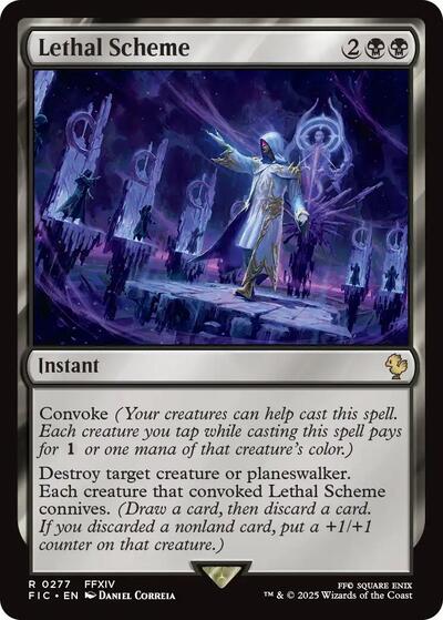 Lethal Scheme (Commander: FINAL FANTASY) Light Play