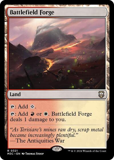 Battlefield Forge (Commander: Modern Horizons 3) Light Play