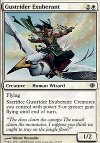 Gustrider Exuberant (Shards of Alara) Light Play