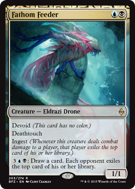 Fathom Feeder (Battle for Zendikar) Heavy Play